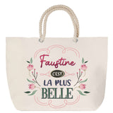 Sac Fête des Mères Mamie Famille Idée Cadeau anniversaire Noël Travail Boulot Métier Départ Retraite Collègue Femme cabas shopping plage