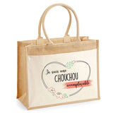Sac Fête des Mères Mamie MAman Soeur Femme Famille Idée Cadeau anniversaire Noël Travail Boulot Métier Départ Retraite Collègue Femme cabas shopping plage