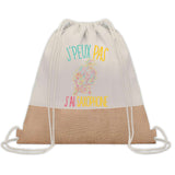 Sac Fête des Mères Mamie Cadeau anniversaire Noël Travail Métier Départ Retraite Collègue Femme Homme Fête des Pères Papa Maman Papi cabas shopping plage