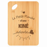 Planche bambou gravée personnalisée femme idée cadeau Fête des Mères apéro 30×20 prénom cuisine plateau fromage anniversaire noel maman mamie