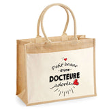 Sac Fête des Mères Mamie MAman Soeur Femme Famille Idée Cadeau anniversaire Noël Travail Boulot Métier Départ Retraite Collègue Femme cabas shopping plage