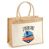 Sac Fête des Mères Mamie Famille Idée Cadeau anniversaire Noël Travail Boulot Métier Départ Retraite Collègue Femme cabas shopping plage Homme Papa Papi Pères Frère