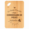 Planche bambou gravée personnalisée femme idée cadeau Fête des Mères apéro 30×20 prénom cuisine plateau fromage anniversaire noel maman mamie