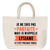 Sac Fête des Mères Mamie Famille Idée Cadeau anniversaire Noël Travail Boulot Métier Départ Retraite Collègue Femme cabas shopping plage