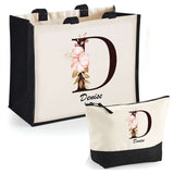 Cabas femme sac plage ou shopping tote bag pochette trousse Idée cadeau original pour anniversaire Noël travail départ retraite collègue famille fete des mères maman mamie