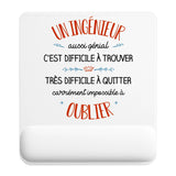 Tapis de souris ergonomique avec repose-poignet, accessoire bureau pour femme et homme, fête des pères, cadeau pas cher, idée cadeau fête des mères, secret santa, départ à la retraite, télétravail et gaming