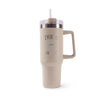 Mug isotherme Beige Finance J'peux pas