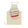 Cadeau Cuisinier cuisinière mère maman papa père mamie papi Vêtement Blouse de protection Barbecue Jardinage Tablier de Travail Tâches ménagères 