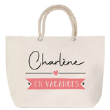 Sac Fête des Mères Mamie Famille Idée Cadeau anniversaire Noël Travail Boulot Métier Départ Retraite Collègue Femme cabas shopping plage
