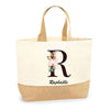 Sac Jute Fête des Mères Fêtes des Pères Mamie Papi Famille Idée Cadeau anniversaire Noël Travail Boulot Métier Départ Retraite Collègue Femme Homme