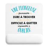 Tapis de souris ergonomique avec repose-poignet, accessoire bureau pour femme et homme, fête des pères, cadeau pas cher, idée cadeau fête des mères, secret santa, départ à la retraite, télétravail et gaming