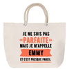 Sac Fête des Mères Mamie Famille Idée Cadeau anniversaire Noël Travail Boulot Métier Départ Retraite Collègue Femme cabas shopping plage
