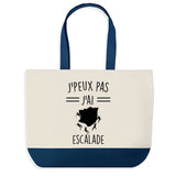 Sac de shopping bleu J'peux pas Escalade 2