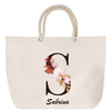 Sac Fête des Mères Mamie Famille Idée Cadeau anniversaire Noël Travail Boulot Métier Départ Retraite Collègue Femme cabas shopping plage