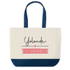 Sac de shopping bleu Yolande en Vacances