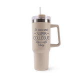 Mug isotherme Beige Edwige Une Super Collègue