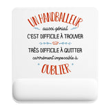 Tapis de souris ergonomique avec repose-poignet, accessoire bureau pour femme et homme, fête des pères, cadeau pas cher, idée cadeau fête des mères, secret santa, départ à la retraite, télétravail et gaming