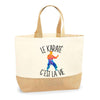 Sac Jute Fête des Mères Fêtes des Pères Mamie Papi Famille Idée Cadeau anniversaire Noël Travail Boulot Métier Départ Retraite Collègue Femme Homme