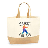 Sac Jute Fête des Mères Fêtes des Pères Mamie Papi Famille Idée Cadeau anniversaire Noël Travail Boulot Métier Départ Retraite Collègue Femme Homme