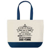 Sac de shopping bleu Sage-Femme Ministère de la Magie