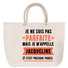 Sac Fête des Mères Mamie Famille Idée Cadeau anniversaire Noël Travail Boulot Métier Départ Retraite Collègue Femme cabas shopping plage