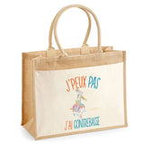 Sac Fête des Mères Mamie Famille Idée Cadeau anniversaire Noël Travail Boulot Métier Départ Retraite Collègue Femme cabas shopping plage Homme Papa Papi Pères Frère