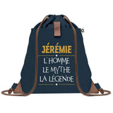 sac a dos homme bleu coton recycle avec pochette idee cadeau utile pour collegue papa ou ami cadeau homme noel anniversaire secret santa ou depart a la retraite sac durable pratique et robuste design sobre et elegant