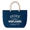 Sac de plage Bleu anse corde Certifié meilleur Webplanner