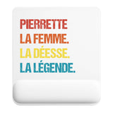 Tapis de souris ergonomique avec repose-poignet, accessoire bureau pour femme et homme, fête des pères, cadeau pas cher, idée cadeau fête des mères, secret santa, départ à la retraite, télétravail et gaming