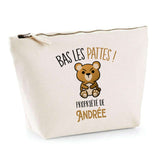 Trousse pochette de rangement maquillage Fête des Mères Mamie Famille Idée Cadeau anniversaire Noël Travail Boulot Métier Départ Retraite Collègue Femme