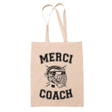 Noël cadeau de départ à la retraite cadeau de fin d'année scolaire idée cadeau cadeau de remerciement anniversaire coach sport sac cabas totebag sac jute