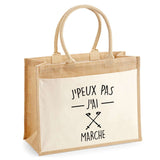 Sac Fête des Mères Mamie Famille Idée Cadeau anniversaire Noël Travail Boulot Métier Départ Retraite Collègue Femme cabas shopping plage Homme Papa Papi Pères Frère