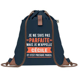 sac a dos femme bleu coton recycle avec pochette cadeau original pour collegue amie prof ou soeur idee cadeau femme noel anniversaire secret santa ou depart a la retraite sac pratique chic et ecoresponsable design breton elegant
