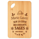 Planche à découper cadeau Noël famille amis papa maman mamie papi, idée cadeau apéro et cuisine, Secret Santa