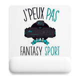 Tapis de souris ergonomique avec repose-poignet, accessoire bureau pour femme et homme, fête des pères, cadeau pas cher, idée cadeau fête des mères, secret santa, départ à la retraite, télétravail et gaming