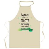 Cadeau Cuisinier cuisinière mère maman papa père mamie papi Vêtement Blouse de protection Barbecue Jardinage Tablier de Travail Tâches ménagères 