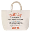 Sac Fête des Mères Mamie Famille Idée Cadeau anniversaire Noël Travail Boulot Métier Départ Retraite Collègue Femme cabas shopping plage
