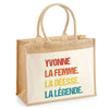 Sac Fête des Mères Mamie MAman Soeur Femme Famille Idée Cadeau anniversaire Noël Travail Boulot Métier Départ Retraite Collègue Femme cabas shopping plage