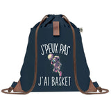 sac a dos bleu coton recycle avec pochette idee cadeau originale pour collegue ami prof ou membre de la famille cadeau mixte noel anniversaire secret santa ou depart au travail sac leger pratique et ecologique design breton moderne