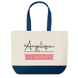 Sac de shopping bleu Angelique en Vacances