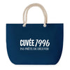 Sac de plage Bleu anse corde Cuvée 1996