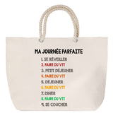 Sac Fête des Mères Fete des Pères Papi Mamie Famille Cadeau anniversaire Noël Travail Boulot Métier Retraite Collègue Femme Homme Cabas