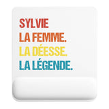 Tapis de souris ergonomique avec repose-poignet, accessoire bureau pour femme et homme, fête des pères, cadeau pas cher, idée cadeau fête des mères, secret santa, départ à la retraite, télétravail et gaming