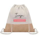 Sac Fête des Mères Mamie Maman Cadeau anniversaire Noël Travail Métier Départ Retraite Collègue Femme cabas shopping plage