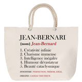 Sac Fête des Mères Mamie Famille Idée Cadeau anniversaire Noël Travail Boulot Métier Départ Retraite Collègue Femme cabas shopping plage
