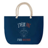 Sac de plage Bleu anse corde J'peux Pas Signe Sagittaire