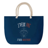 Sac de plage Bleu anse corde J'peux Pas Signe Sagittaire