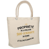 Sac Fête des Mères Mamie Famille Idée Cadeau anniversaire Noël Travail Boulot Métier Départ Retraite Collègue Femme cabas shopping plage