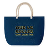 Sac de plage Bleu anse corde Roller soit avec toi