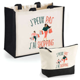 Cabas homme ou femme sac plage ou shopping tote bag pochette trousse Idée cadeau original pour anniversaire Noël travail départ retraite collègue famille fete des mères fetes des pères papa maman mamie papi